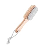 MERRYHAPY 2St Bimsstein Fußpeelingbürste füße reiben brett doppelt Bimssteine Fuß Bimsstein heizlùfter exfoliate holzstiel bimschg doppelseitiger Hölzern