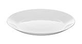 6-er Set OFTAST Dessertteller Beilagen, weiß, 19 cm Feinporzellan/gehärtetes Glas/Spülmaschinenfest und mikrowellengeeignet