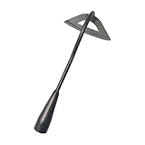 shpuuyy Gartenhacke - Grabhacke Mit Lochblatt | Bodenlockerer Dammgräber für Rasen Außenbereich Beet Landschaftsgestaltung