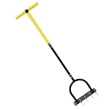 Weqizuerqi Rasenlüfter | Manuelle Lüftungsspitzen für Rasen, ergonomischer Gartenvertikutierer für Bodenpflege und Landschaftsbau