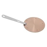 TOPBATHY Wärmeleitplatte Kochplatte Gasherd Diffusorplatte Wärmeinduktionswerkzeug Wärmeplatte Induktionsadapterplatte Aus Edelstahl Induktionsplatte Thermoplatte Rostfreier Stahl Rose Gold