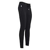 euro-star Herren Reithose Athleisure schwarz mit elastischem Bund, Größe:52