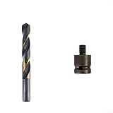 14-mm-Schaftbohrersatz, 14–25 mm Durchmesser, mit 1/2-Zoll-Adapter, reduziertes Schaftdesign, Standard-Bohrfutter, kompatibel mit Elektroschraubern (14 mm)