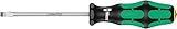 Wera 334 Schlitz-Schraubendreher ̶ Werkstattklinge, 0,8 x 5 x 100 mm, 1 Stück, 05007610001