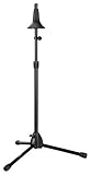 Classic Cantabile Posaunenständer PS-2009 - Metall, Gefederter, höhenverstellbarer Kegel, Gummierte Füße für sicheren Stand
