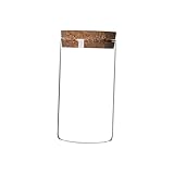 CIYODO Glasbehälter Für Tee Und Lebensmittel Glasbehälter Vorratsglas Getreidebehälter Glasdosen Glasbehälter Bambus