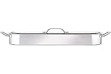 KitchenCraft Clearview Fisch-Dünster aus Edelstahl, Silber, 61.5 x 18.5 x 10.5 cm