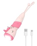 Kizmyee Aufladbar Taschenlampe Silizium，Einhorn LED Kindertaschenlampe，Dimmbar、High Lumen、Stroboskop 3 Modi Taschenleuchte für Kinder Camping, Notfälle,Outdoor,Portable Lighting
