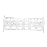 Alipis Acryl Runder Shot glashalter Transparent Becherhalter für Bar Theke Robustes Display regal mit Reihen Je Löchern Wiederverwendbar und Leicht zu Reinigen