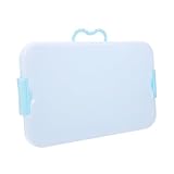 FIXOSHEE Tragbare Kunststoff Aufbewahrungsbox für Sandspielzeug mit Deckel und Griff Vielseitige Sandwanne für Outdoor und Indoor Robustes Handheld Sandtray für Strand und Garten