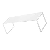 Cabilock 1Stk Teleskopregal Book Shelves bücherregal Book Holder Stand Aufbewahrungsregal schueregale einstellbar weißer Schuhschrank im Freien Kleinigkeiten Halter Schuhschrank Rack Eisen