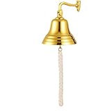 Assorted Collections Last Orders Messingglocke, Wandmontage, nautisches Thema, Schiffsglocke, Klingel, Maritim, Maritim, Boot, Schule, Abendessen, Weihnachtsmannglocke, Empfang, Wandbehang