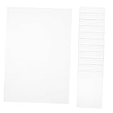 Operitacx 25 Blatt A4 heller Filmfoto Film Laminieren schmucklos Selbstklebend klebrig Filme Laminierfolie für Fotos zum Selbermachen Laminierfilm Silikonöl-Trägerpapier Transparent