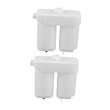 POPETPOP 2 Stück Wasserkocher Batteriekasten Zubehör für Warmwasserbereiter Zubehör für Batteriegehäuse Organizer für Warmwasserbereiter Plastik Weiß