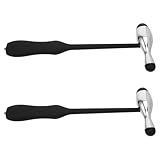 LALADEFIEE 2 Stück Medizinischer Neurologischer Hammer mit Langem Griff Präziser Patellarsehnenhammer für Klinische Untersuchung Langlebiges Perkussionsinstrument für Ärzte