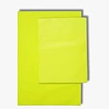 ezkart 25 Stück sortierte farbige große Größe, säurefreies Seidenpapier, ideal für Geschenkpapierbögen zum Verpacken, Maße: 50,8 cm (B) x 76,2 cm (Limettengrün, 50 Stück)