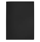 Q-Connect KF01248 Sichtbuch - 10 Hüllen, Einband PP, 450 mym, schwarz