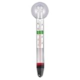 Wasser-Thermometer, Fischtank-Thermometer | Digitale Fischtank-Thermometer | Kabellose Überwachung mit klarem, leicht ablesbarem Display für Dekorationen