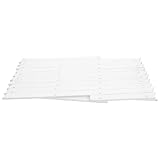 jojofuny Verstellbares Holz rankgitter Weiß Ausziehbares Gartengitter für Kletterpflanzen Dekoratives Lattice Fence Paneel für Innen Außenwände Flexibler Pflanzenschutz und Sichtschutz