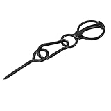 WOONEKY Reitseilschnalle Horse Accessories pferdeseile Krawattenring stallzubehör Black