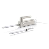 GRAEF. Elektromesser EK508 | taupe | elektrisches Brotmesser für die Küche | elektrisches Fleischmesser | Torten, Brot oder gefrorenes Fleisch schneiden | austauschbare Klingen