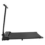 soudesileim Elektrisches Laufband für Zuhause, 1-6 km/h Walking Pad mit LED-Anzeige und Fernbedienung, Geringe Geräuschentwicklung, 70 dB, für Homeoffice und Fitness