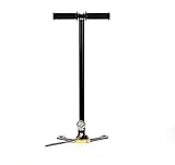 Manuelle Luftpumpe für PCP-Luftgewehre - 3-Stufen-Hochdruckpumpe mit Gasfilter, Manometer und 4500 PSI - Inklusive Dichtungen und faltbarem Design