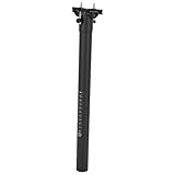 TUCKBOLD Fahrradsattelstützen Ultra Light Fahrradsattelstütze Sattelrohr Mattschwarz 1 Stück 31,6x450mm Carbonfaser