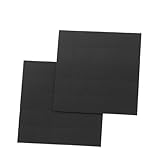 ULTECHNOVO Flexible Selbstklebende Gummiklebemagnete 50 Stück 20x2mm Quadratisch Schwarz Magnetische Kühlschrankaufkleber für Whiteboard Pinnwand und Selbstgemacht Bastelprojekte