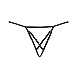 Teyli Damen Ouvert Tanga - Tanga String mit Streifen - String Tanga für die mutige Frau - Strings Damen