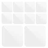 Gogogmee 80 Transparente Doppelseitige Klebepads Spurlos Ablösbar Starke Befestigung für Poster und Rahmen Selbstklebend Wandschonend