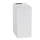 Hoover Toplader THOSQ085D2-S Waschmaschine, 8 kg, 1000 U/min., Smarte Bedienung mit Wi-Fi und Bluetooth, Gentle Touch, Mix Power System, Startzeitverzögerung, 17 Programme, Weiß