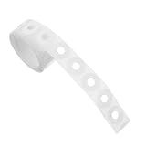 STOBOK 1 Rolle Reparaturaufkleber Losenblatt Lochverstärkungsaufkleber Seitenlochverstärkungspunkte Lochschutzaufkleber Aus Papier Hefter Locher Lochverstärkungen Für Ringbücher Pvc Weiß