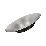 xbiez Einfache runde Obstplatte aus Metall, robust, rostfrei, Küchenutensilien, Behälter für Zuhause, Restaurant, moderne Metallplatte