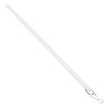 Cabilock Gardinenstange Ersatz mit Haken Moderner Weißer Vorhangzugstab Vielseitig Kompatibel und Geeignet für Vertikale Jalousien und Fensterrollos