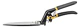Fiskars Rasenkantenschere GS21, Soft-Touch Griff, Länge 31 cm, Stahl/Kunststoff, Schwarz/Orange, Solid, 1026826