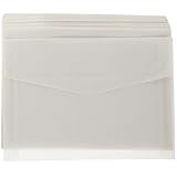 ROMISBABA 60 Stück Vintage Halbtransparente Briefumschläge aus Sulfatpapier 175X125cm Selbstgemacht Einladungskarten Umschläge für Einladungen Budget Geldumschläge und Grußkarten