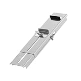 TOVINANNA Verstellbarer Edelstahl Schleifsteinhalter für Küchenwaschbecken Rutschfester Messerschärferständer mit Flügelmutter Passend für Wassersteine und Abziehsteine Langlebig und