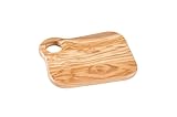 Lipper International Schneide- und Servierbrett aus Olivenholz mit abgerundeten Kanten für Hors d'oeuvres, Käse, Fleisch oder Snacks, klein, 22,1 x 16 x 2 cm