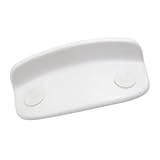 COLLBATH Badewannenkissen mit Starkem Saugnapf Nacken und Kopfstütze Badewannenkissen für Entspannung Badekissen für Badewanne Spa Badezimmerzubehör Weiß