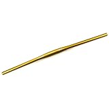 31,8 Mm Flacher Mountainbike-Lenker 780 Mm MTB-Lenker Aus Aluminiumlegierung Extra Langer Fahrradlenker (Color : 780mm Gold)