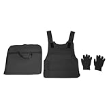 Schutzweste Outdoor, Verstellbare Leichte Taktische Weste Schutz Training mit Aufbewahrungstasche 24 Joule Kinetic Energy Training Schutzwesten Trageausrüstung für Personal