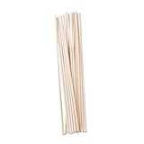 BAZEITFLOW 100 Stück Natürliche Rattan Diffuser Sticks Poröse Ätherische Öl Ersatzstäbchen für Raumduft Leichte Aromaöl Stäbchen für Wohnzimmer Bad Büro und Hochzeit