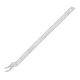 IMIKEYA Backgeschirr Starter Ofen-Zugwerkzeug Ofenwerkzeuge Küchenhelfer aus Metall Ofenrostabzieher Greifer für Heißluftfritteusen Toaster Gripper Rostfreier Stahl Silver