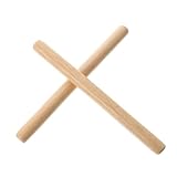 Generisch 2 STK Instrument Stick Rhythmus Stick Beißen Musik Jazz-Drumsticks Rhythmusstöcke Rhythmus-Sticks Trommelstöcke Für Werkzeuge Für Trommelstock Holz