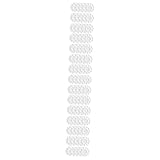 IWOWHERO 75 STK 11 Paletten Aquarellfarbenschale Mehrraster-Farbmischplatte Farbblock mischpalette kunststoffpaletten DIY Art malbrett Farbbefestigungsplatte Plastik Weiß