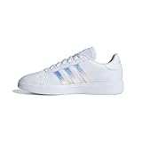 adidas Damen Grand Court Base 2.0 Shoes Schuhe, Cloud White/Cloud White/Clear pink, 39 1/3 EU