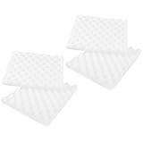 MAGICLULU 4 Stück Wellenkissen Zum Backen Fondantschwamm Backgeschirr Fondant-schaumstoffauflage Zuckerblumen Brot Werkzeuge Für Zuckerpaste Schwämme Küche Plätzchen Kuchenform Glatter Weiß