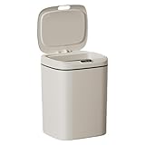 Smart Mülleimer – berührungsloser elektrischer Mülleimer 28 x 23 x 20 cm für Badezimmer | automatischer Mülleimer mit Deckel, intelligenter Mülleimer, Mülleimer mit Bewegungssensor, Abfalleimer