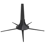 Trompetenständer Faltbar, Klarinettenständer 5 Fuß Querflötenständer Tragbar Klarinette Ständer Halter kurzer Kegel Ständer für Flute Clarine 18 x 30.5cm